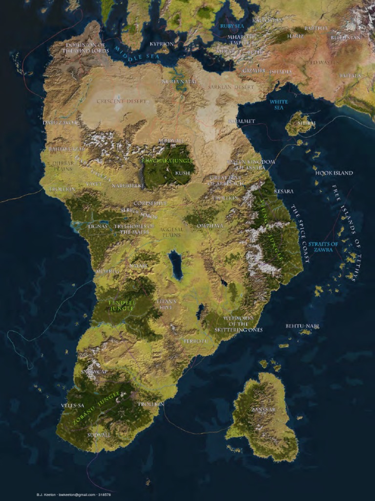 Southlands (5E) Map PDF