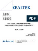 RTL8100B-GR Datasheet (PDF) - Realtek Semiconductor Corp.