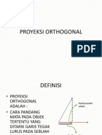 PROYEKSI Orthogonal Matematika