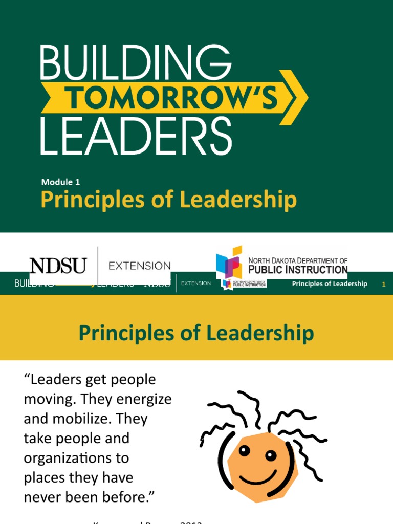 Exploring the Foundations of Effective Leadership A Module on Key Leadership Principles