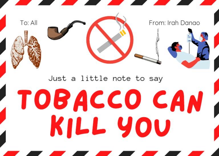Tobacco Can Kill You | PDF