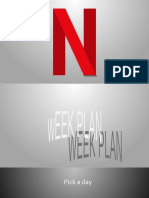 NETFLIX Weekplan