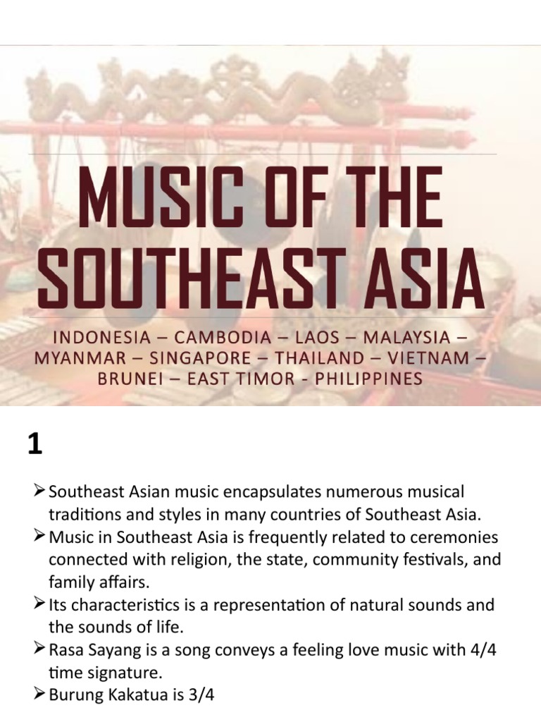 Music In Southeast Asia Pdf