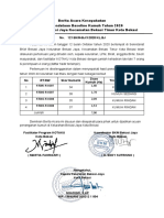 Berita Acara Kesepakatan BEKASI JAYA Kosong