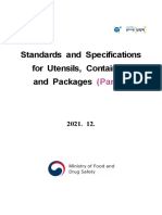 Standards & Specifications For Packing