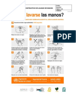 Instructivo de Lavado de Manos y Registro de Capacitacion