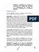 Contrato en La Empresa Cubana Albet y La Filial Mexicana de Gemalto para Proveer La Cédula Electrónica A Venezuela