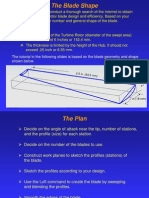 Modeling the Turbine Blades