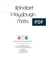 Alphabet Playdough Mats 2