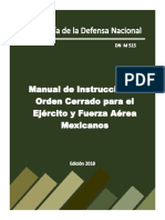 Manual de Instrucción de Orden Cerrado para el Ejército y Fuerza Aérea Mexicanos