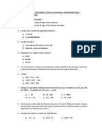 ACTIVIDADES DE REPASO 1º DE ESO - Tema 1