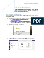 Manual Teams Estudiantes Resolucion