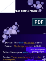 Past Simple Passive