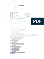 English Exam Grammar and Vocabulary Practice