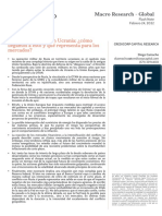 Reporte Especial: Incursión de Rusia en Ucrania: ¿Cómo Llegamos A Esto y Qué Representa para Los Mercados?