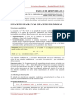 UNIDAD #3 2017-1 Sesión 9.3 Ecuación Cuadrática