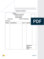 Anexo 3 Progarama de Auditoria