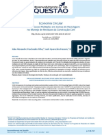 Reciclagem de resíduos da construção civil: estudo de caso sobre usinas de reciclagem e economia circular