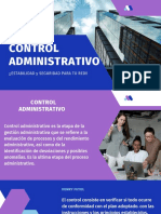 Presentación Proyecto Escolar Escritorio Dinamico Azul Control Administrativo