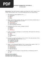 S8 - 1st Periodical - Answer Key - Copy1