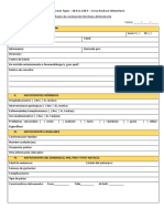 Pauta de Evaluación Rechazo Alimentario