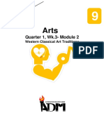Arts9 - q1 - Mod2 - Western Classical Art Traditions - v3
