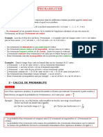 Lecon Probabilites