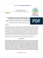 Investigating The Effect of Local and Global Cohesion On Improving Reading Comprehension of Students With Low and High Prior Knowl