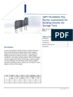 NPT-TR-00005, Iss. 3, FEA Barrier Assessment For Building 2mx4m UU Storage Tank