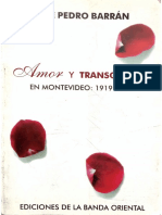 Amor y Transgresión en Montevideo - 1919-1931 - José Pedro Barrán