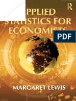 Lewis, Margaret - Applied Statistics For Economists-Routledge (2012)