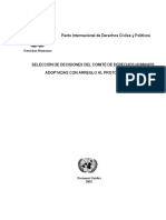 Selección de Decisiones Del Comité de Derechos Humanos Adoptadas Con Arreglo Al Protocolo Facultativo Volumen 3