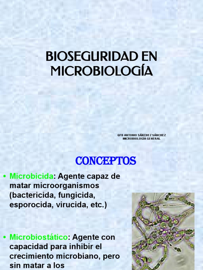 Bioseguridad QBP 20202021 PDF Esterilización (Microbiología