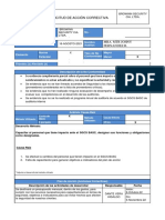 Anexo - 8 - Solicitud - Accion - Correctiva - No Conformidad