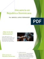 La Delincuencia en Republica Dominicana.