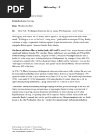 Citizens United - Washington Statewide Analysis Report 10 23 22