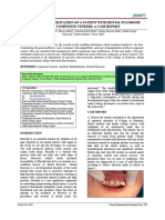 Case Report (AESTHETIC REHABILITATION OF A PATIENT WITH DENTAL FLUOROSIS)