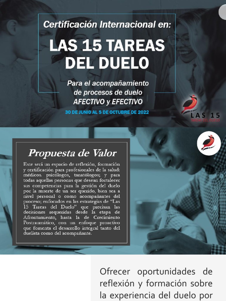 Col Junio Las 15 Tareas Del Duelo Descargar Gratis Pdf Dolor