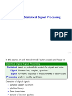 Elements of Statistical Signal Processing