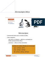 P1 - Microscópio Óptico.