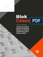 Gesso: Hidrofugante Bicomponente Especialmente Desenvolvido para Gesso