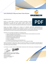 Carta de Presentación para Auteco Distribuidor de Repuestos Llantas Y Rines Del Ariari