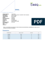 Informe Provisional: Detalle de Muestra