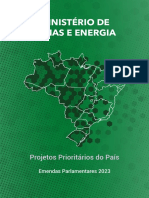 Ministério de Minas E Energia: Projetos Prioritários Do País