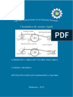 Cinemática de cuerpos rígidos: tipos de movimiento y métodos de resolución