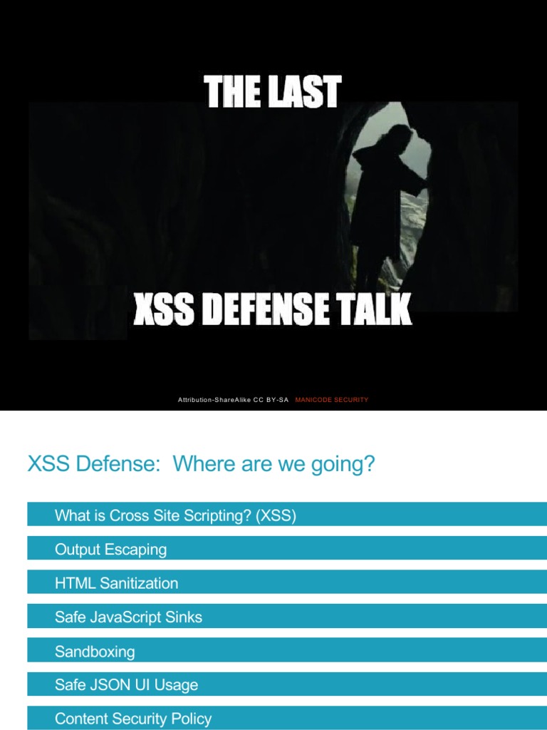 Owasp la the last xss defense talk jim manico 2018 08 pdf java