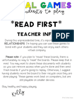 Read First : For Students To Play