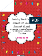 Holiday Traditions Around The World Research Project: Freebie
