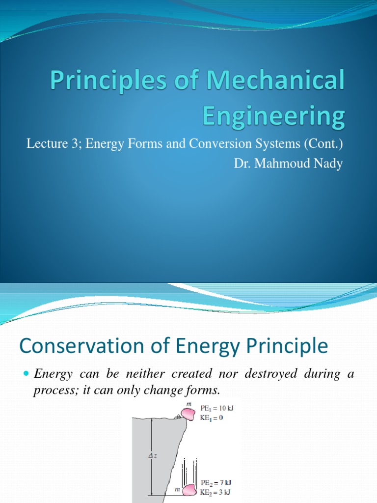 Energy Conversion Systems Explained | PDF | Teaching Methods ...