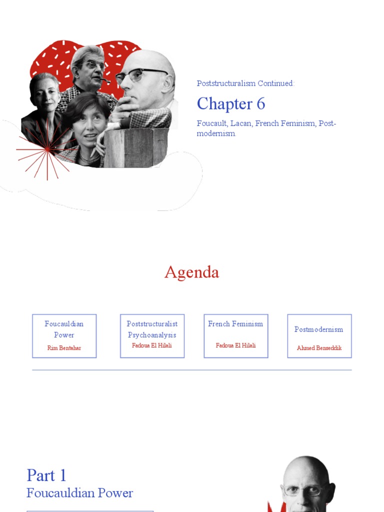 Chapter 6 Poststructuralism Continued PDF Postmodernism Discourse